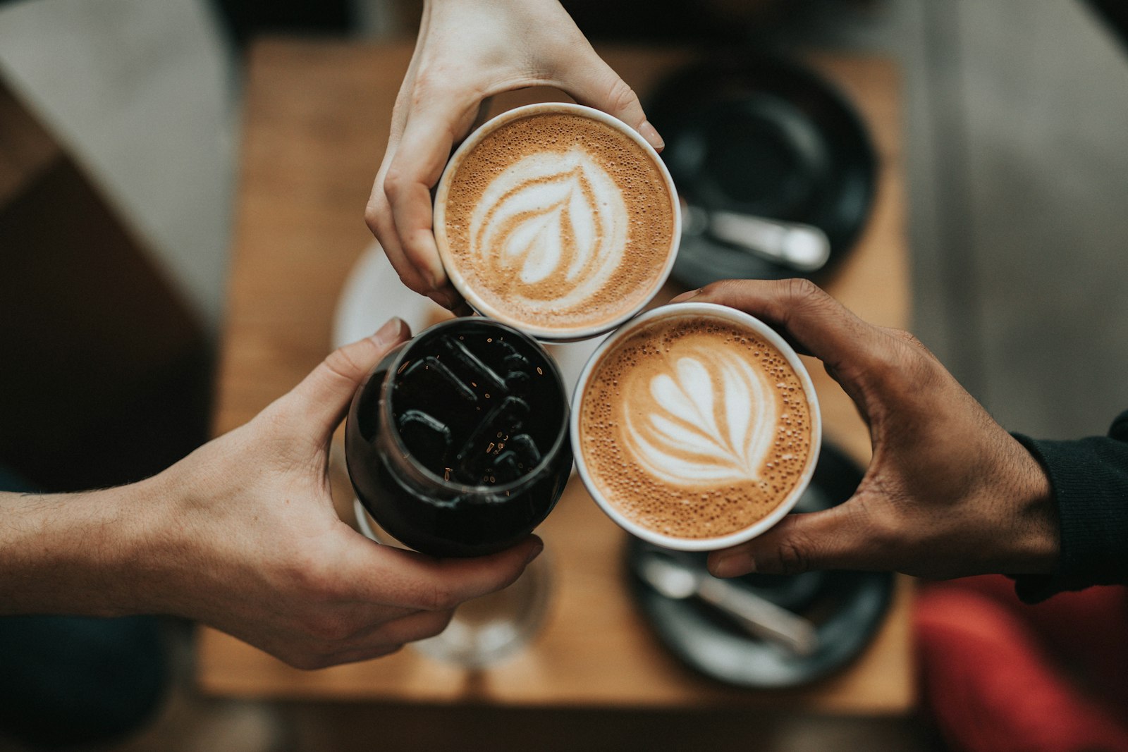 Latte coffee